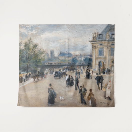Renoir - Parijs, Institut au Quai Malaquais Wandkleed (Voorkant (horizontaal))