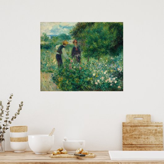 Renoir, Pick Flowers Poster (Keuken)
