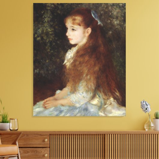 Renoir Portrait of Irene Cahen uit Antwerpen Canvas Afdruk (Insitu (Woonkamer))