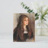 Renoir "Portrait of Julie Manet" Briefkaart (Staand voorkant)