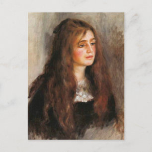 Renoir "Portrait of Julie Manet" Briefkaart