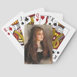 Renoir "Portrait of Julie Manet" Pokerkaarten