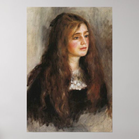 Renoir "Portrait of Julie Manet" Poster (Voorkant)