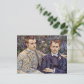 Renoir - Portret van een broer Fine Art Briefkaart (Staand voorkant)