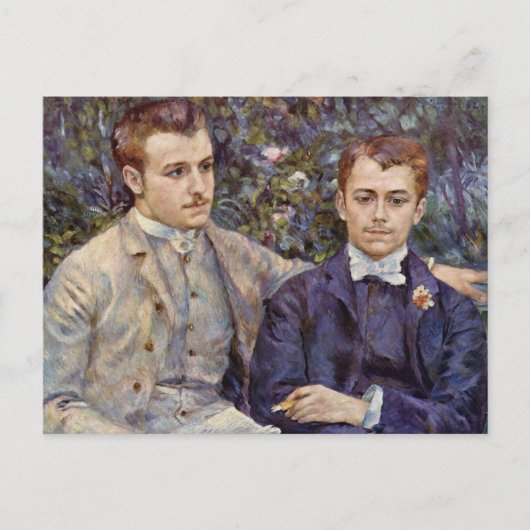 Renoir - Portret van een broer Fine Art Briefkaart (Voorkant)