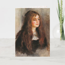 Renoir "Portret van Julie Manet " Kaart