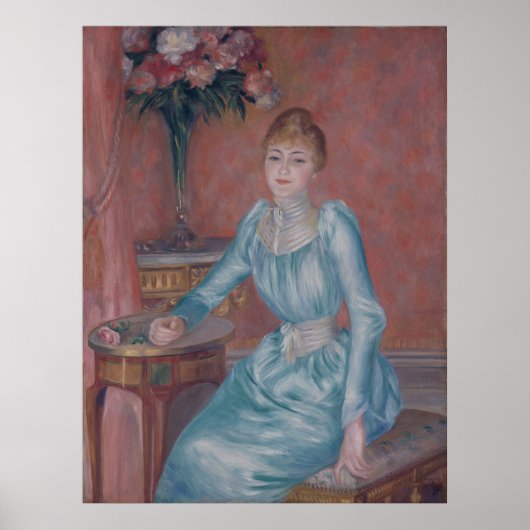 Renoir - Portret van Mevrouw de Bonnières Poster (Voorkant)