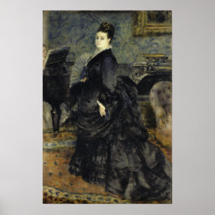 Renoir - Portret van Mme Georges Hartmann Poster