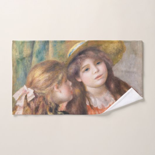 Renoir - Portret van twee kleine meisjes Bad Handdoek (Handdoek)