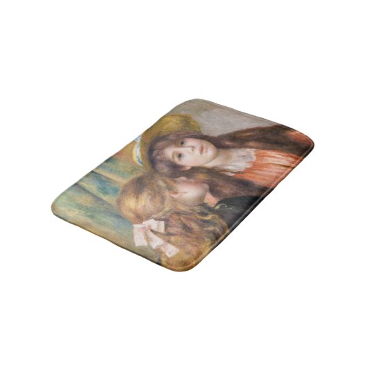 Renoir - Portret van twee kleine meisjes Badmat (Gekanteld)