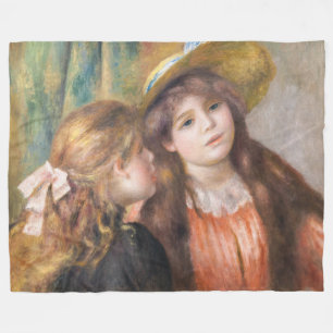 Renoir - Portret van twee kleine meisjes Fleece Deken