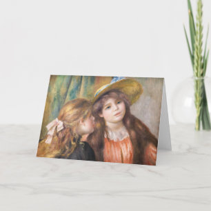 Renoir - Portret van twee kleine meisjes Kaart