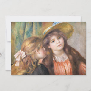 Renoir - Portret van twee kleine meisjes Kaart