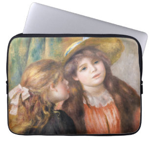 Renoir - Portret van twee kleine meisjes Laptop Sleeve