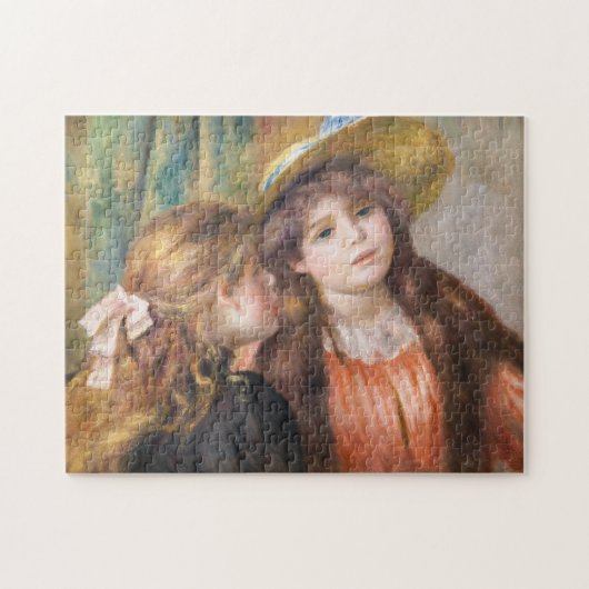 Renoir - Portret van twee kleine meisjes Legpuzzel (Horizontaal)