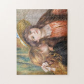Renoir - Portret van twee kleine meisjes Legpuzzel (Verticaal)