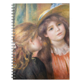 Renoir - Portret van twee kleine meisjes Notitieboek