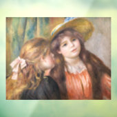 Renoir - Portret van twee kleine meisjes Raamsticker (Vel 3)