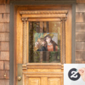 Renoir - Portret van twee kleine meisjes Raamsticker (Huis Deur)