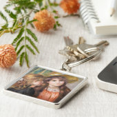 Renoir - Portret van twee kleine meisjes Sleutelhanger (Zijkant)