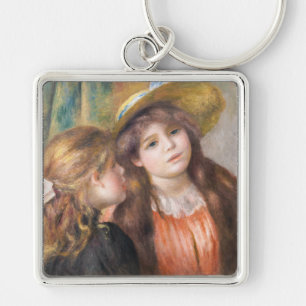 Renoir - Portret van twee kleine meisjes Sleutelhanger