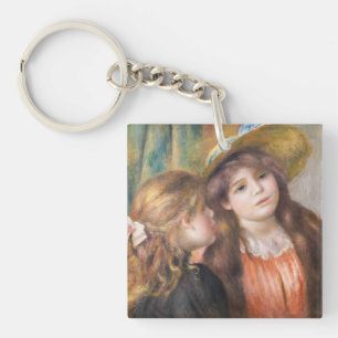 Renoir - Portret van twee kleine meisjes Sleutelhanger