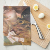 Renoir - Portret van twee kleine meisjes Theedoek (Quarter Fold)