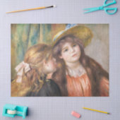Renoir - Portret van twee kleine meisjes Tissuepapier (Craft)