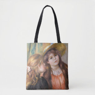 Renoir - Portret van twee kleine meisjes Tote Bag