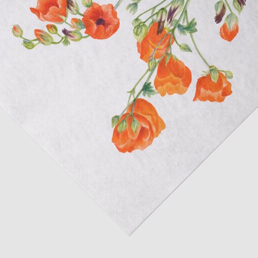 Renoir  Red Flowers Rozen ontkoppeling Tissuepapier (Detail)