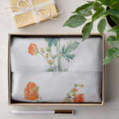 Renoir  Red Flowers Rozen ontkoppeling Tissuepapier (Geschenk)