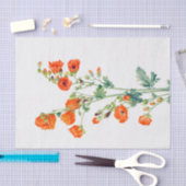 Renoir  Red Flowers Rozen ontkoppeling Tissuepapier (Craft)