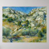 Renoir - Rocky Crags At L'Estaque Poster (Voorkant)