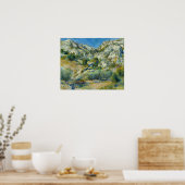 Renoir - Rocky Crags At L'Estaque Poster (Keuken)