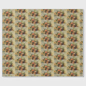 Renoir Roos en Jasmine in een Delft Vase Cadeaupapier (Vlak)