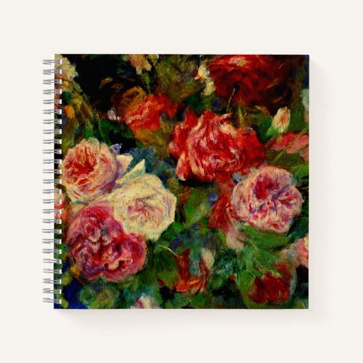 Renoir - Rozen, beroemd schilderij, Notitieboek (Voorkant)