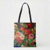 Renoir - Rozen, beroemd schilderij, Tote Bag (Voorkant)