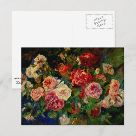 Renoir - Rozen Briefkaart (Voorkant / Achterkant)