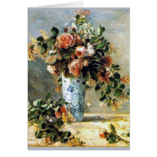 Renoir Rozen en Jasmine Bouquet Card