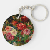 Renoir - Rozen, Sleutelhanger (Achterkant)