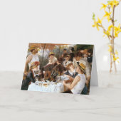 Renoir’s ‘Luncheon of the Boating Party’ verjaarda Kaart (Gele Bloem)