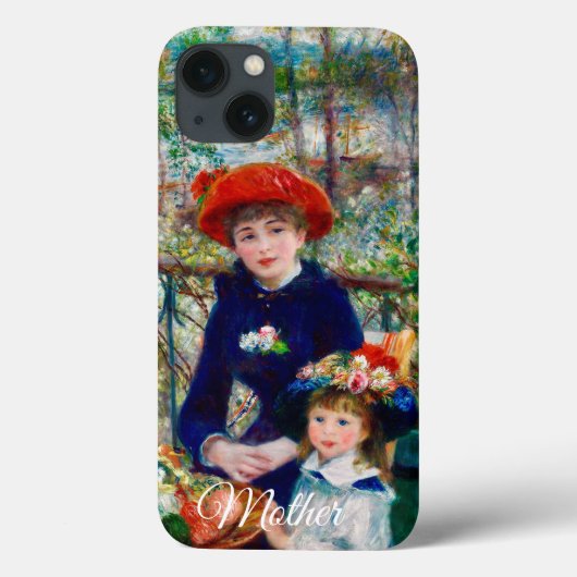Renoir’s Mother and Child Case-Mate iPhone Case (Achterkant)