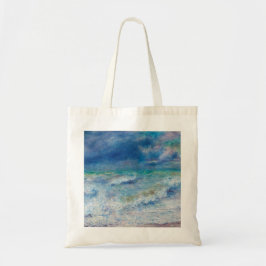 Renoir Seascape. Blauw nautisch impressionisme. Ze Tote Bag
