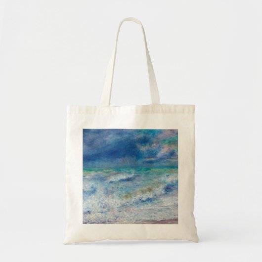 Renoir Seascape. Blauw nautisch impressionisme. Ze Tote Bag (Voorkant)