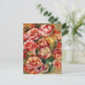 Renoir - Spray of Roses Briefkaart (Staand voorkant)