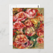 Renoir - Spray of Roses Briefkaart (Voorkant / Achterkant)