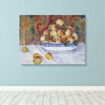 Renoir stille leven met perziken