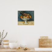 Renoir - stille levenscyclus met fruit 1890 poster (Keuken)
