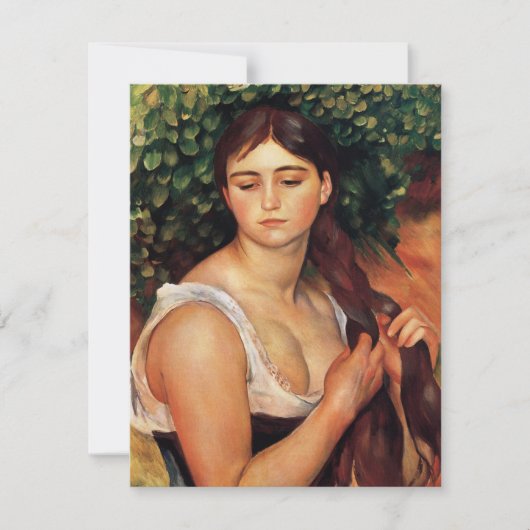 Renoir the Braid Invitations Kaart (Voorkant)