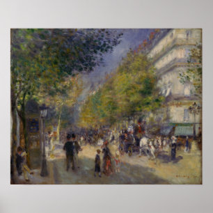 Renoir - The Grands Boulevards Poster